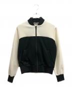 COMME des GARCONSコムデギャルソン）の古着「バイカラートラックジャージジャケット」｜ブラック×ホワイト