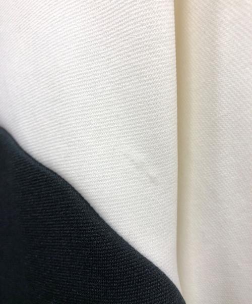 COMME des GARCONS（コムデギャルソン）COMME des GARCONS (コムデギャルソン) バイカラートラックジャージジャケット ブラック×ホワイト サイズ:Lの古着・服飾アイテム