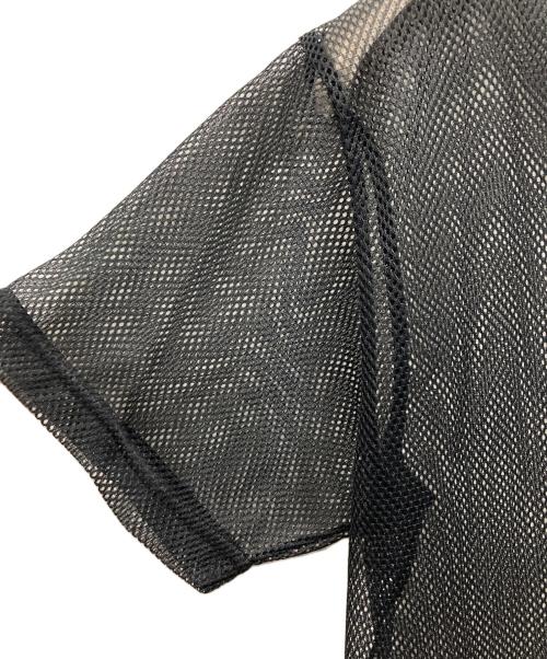 COMME des GARCONS（コムデギャルソン）COMME des GARCONS (コムデギャルソン) メッシュ ペプラム Tシャツ ブラック サイズ:Mの古着・服飾アイテム