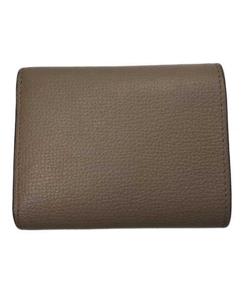 LOEWE（ロエベ）LOEWE (ロエベ) アナグラムトライフォールドウォレット ベージュの古着・服飾アイテム