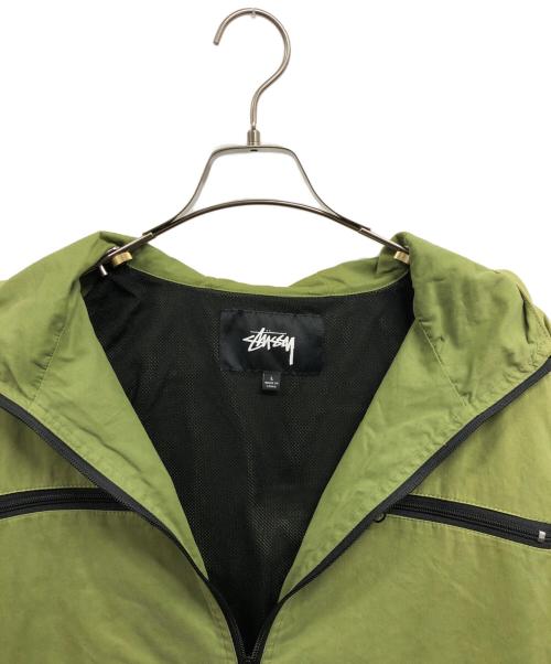 stussy（ステューシー）stussy (ステューシー) アノラックパーカー グリーン サイズ:Lの古着・服飾アイテム