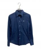 POLO RALPH LAURENポロ・ラルフローレン）の古着「ボタンダウンシャツ/POLO RALPH LAURENシャツ」｜ネイビー