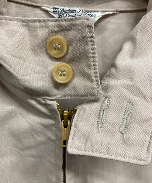 CAMPUS（キャンパス）CAMPUS (キャンパス) 60s ジップジャケット ベージュ サイズ:40の古着・服飾アイテム