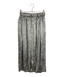 Needles（ニードルズ）の古着「ベロア ヒザデルパンツ」｜グレー