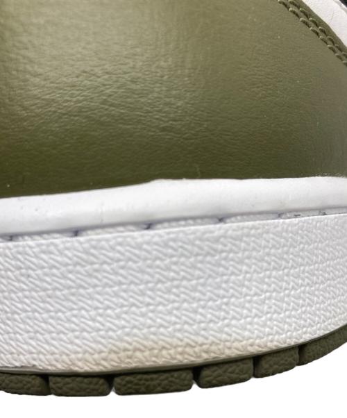 NIKE（ナイキ）NIKE (ナイキ) AIR JORDAN 1 MID ハイカットスニーカー カーキ サイズ:28.5の古着・服飾アイテム