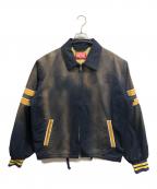 DIESELディーゼル）の古着「Varsity Jacket Vintage Wash」｜ネイビー