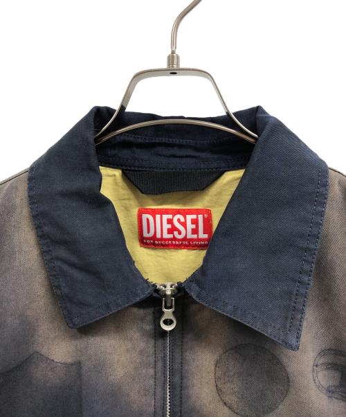 DIESEL（ディーゼル）DIESEL (ディーゼル) Varsity Jacket Vintage Wash ネイビー サイズ:46の古着・服飾アイテム