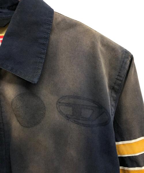 DIESEL（ディーゼル）DIESEL (ディーゼル) Varsity Jacket Vintage Wash ネイビー サイズ:46の古着・服飾アイテム