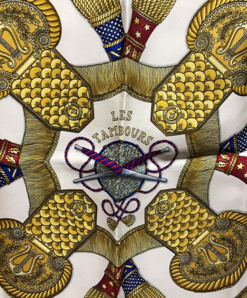 HERMES（エルメス）HERMES (エルメス) シルクスカーフ ブルーの古着・服飾アイテム