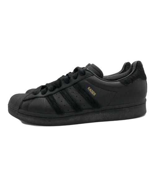 adidas（アディダス）adidas (アディダス) SUPERSTAR ADV × KADER ローカットスニーカー ブラック サイズ:9の古着・服飾アイテム
