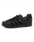 adidas (アディダス) SUPERSTAR ADV × KADER ローカットスニーカー ブラック サイズ:9：12000円