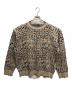 BoTT（ボット）の古着「総柄レオパードニット」｜ベージュ