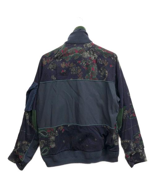 sacai（サカイ）sacai (サカイ) FLORAL BLOUSON ネイビー サイズ:1の古着・服飾アイテム