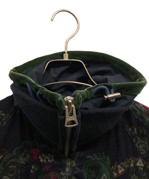 sacai（サカイ）sacai (サカイ) FLORAL BLOUSON ネイビー サイズ:1の古着・服飾アイテム