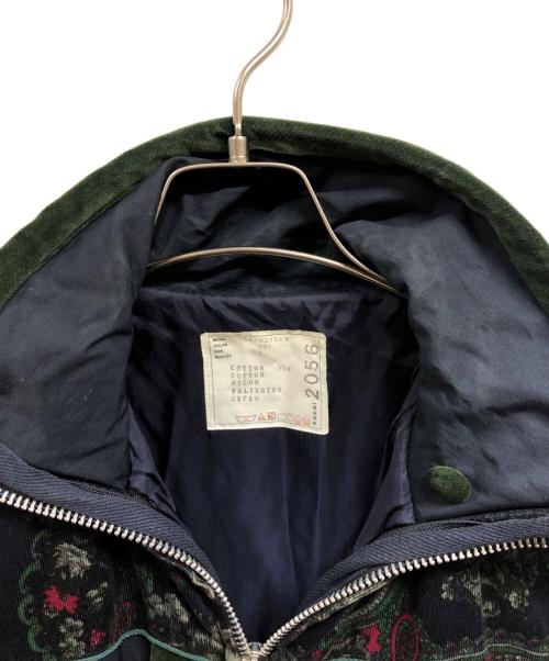 sacai（サカイ）sacai (サカイ) FLORAL BLOUSON ネイビー サイズ:1の古着・服飾アイテム