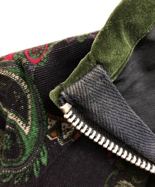 sacai（サカイ）sacai (サカイ) FLORAL BLOUSON ネイビー サイズ:1の古着・服飾アイテム