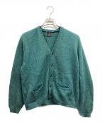 Rugby North Americaラグビーノースアメリカ）の古着「ヴィンテージモヘアブレンドカーディガン」｜グリーン