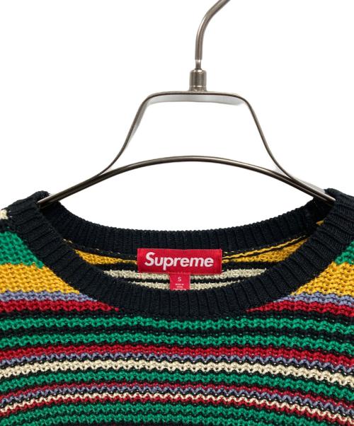 SUPREME（シュプリーム）Supreme (シュプリーム) Small Box Ribbed Sweater Multicolor マルチカラー サイズ:Sの古着・服飾アイテム