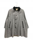 ticcaティッカ）の古着「リバーシブルコート」｜グレー×ベージュ