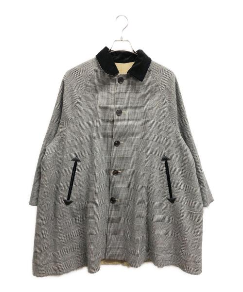 ticca（ティッカ）ticca (ティッカ) リバーシブルコート グレー×ベージュ サイズ:ＦＲＥＥの古着・服飾アイテム