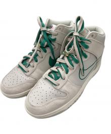 NIKE（ナイキ）の古着「Dunk High SE」｜ベージュ×グリーン