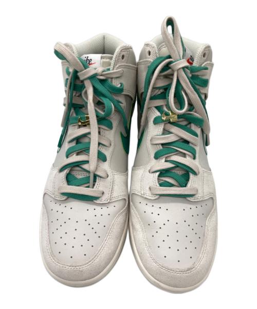 NIKE（ナイキ）NIKE (ナイキ) Dunk High SE ベージュ×グリーン サイズ:29の古着・服飾アイテム