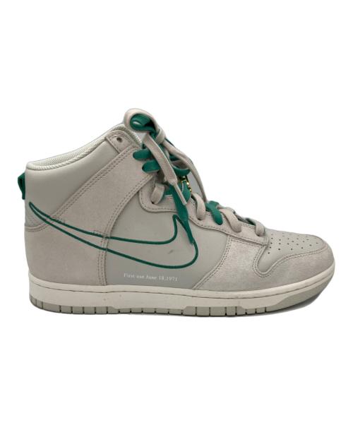 NIKE（ナイキ）NIKE (ナイキ) Dunk High SE ベージュ×グリーン サイズ:29の古着・服飾アイテム