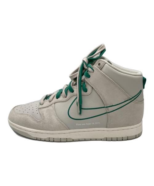 NIKE（ナイキ）NIKE (ナイキ) Dunk High SE ベージュ×グリーン サイズ:29の古着・服飾アイテム