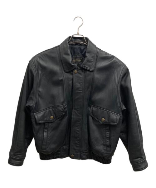 ZEE TRUST（ジートラスト）ZEE TRUST (ジートラスト) レザージャケット ブラック サイズ:Mの古着・服飾アイテム