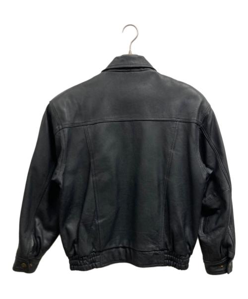 ZEE TRUST（ジートラスト）ZEE TRUST (ジートラスト) レザージャケット ブラック サイズ:Mの古着・服飾アイテム