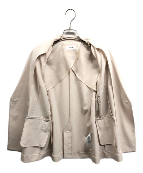 Snidel（スナイデル）Snidel (スナイデル) Sustainaダブルジャケット ベージュの古着・服飾アイテム