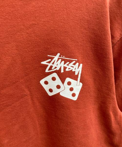 stussy（ステューシー）stussy (ステューシー) Dice Crew スウェット ブラウン サイズ:Mの古着・服飾アイテム