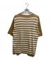LACOSTE (ラコステ) S/Sボーダーニット ベージュ サイズ:M：5000円