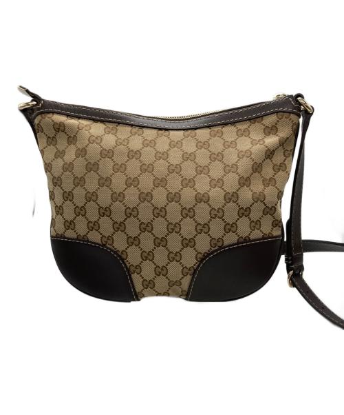 GUCCI（グッチ）GUCCI (グッチ) ラブリーハートGGショルダーバッグ ブラウンの古着・服飾アイテム