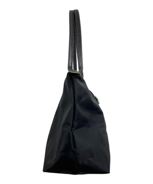 LONGCHAMP（ロンシャン）LONGCHAMP (ロンシャン) 折り畳みトートバッグ ブラックの古着・服飾アイテム
