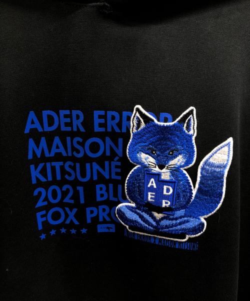 ADER error（アーダーエラー）ADER error (アーダーエラー) プリントパーカー ブラック サイズ:A2の古着・服飾アイテム