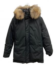 Pyrenex（ピレネックス）の古着「ラクーンファー付ダウンジャケット」｜ブラック