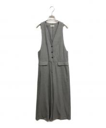 DES PRES（デ プレ）の古着「ウーステッドトロピカル コンビネゾン」｜グレー