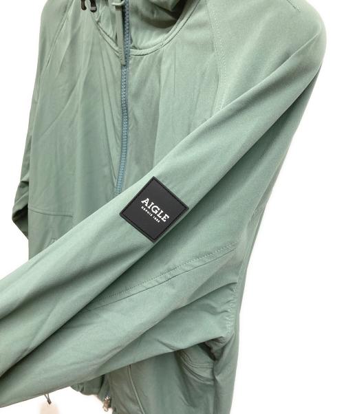 AIGLE（エーグル）AIGLE (エーグル) ストレッチ パーカジャケット グリーン サイズ:40の古着・服飾アイテム