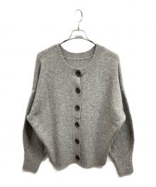 journal standard L'essage（ジャーナルスタンダード レサージュ）の古着「TWINKLE クルーネックカーディガン/journal standard L'essage」｜グレー