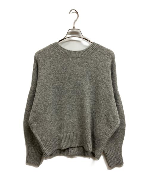 journal standard L'essage（ジャーナルスタンダード レサージュ）journal standard L'essage (ジャーナルスタンダード レサージュ) TWINKLE クルーネックカーディガン/journal standard L'essage グレー サイズ:FREEの古着・服飾アイテム