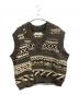 JOHN MASON SMITH（ジョンメイソンスミス）の古着「3G CANADIAN KNIT V VEST/JOHN MASON SMITHニット」｜ブラウン