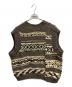 JOHN MASON SMITH (ジョンメイソンスミス) 3G CANADIAN KNIT V VEST/JOHN MASON SMITHニット ブラウン サイズ:S：10000円