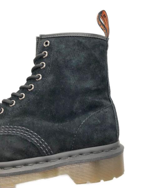Dr.Martens（ドクターマーチン）Dr.Martens (ドクターマーチン) BEAMS (ビームス) 別注8ホールスウェードブーツ ブラック サイズ:UK4の古着・服飾アイテム