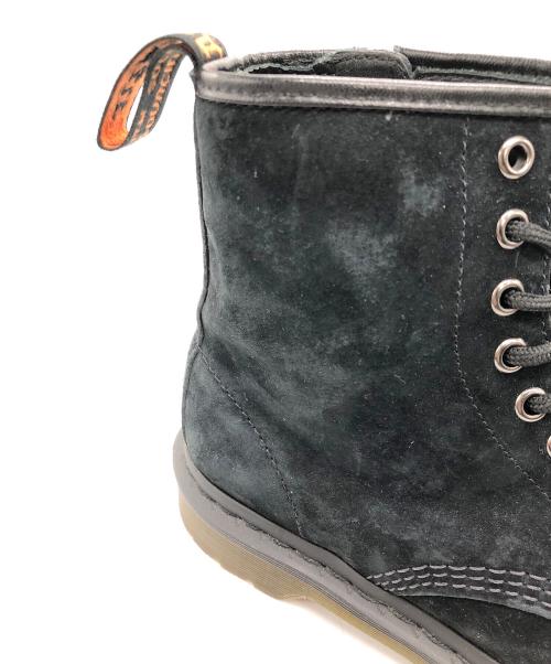 Dr.Martens（ドクターマーチン）Dr.Martens (ドクターマーチン) BEAMS (ビームス) 別注8ホールスウェードブーツ ブラック サイズ:UK4の古着・服飾アイテム