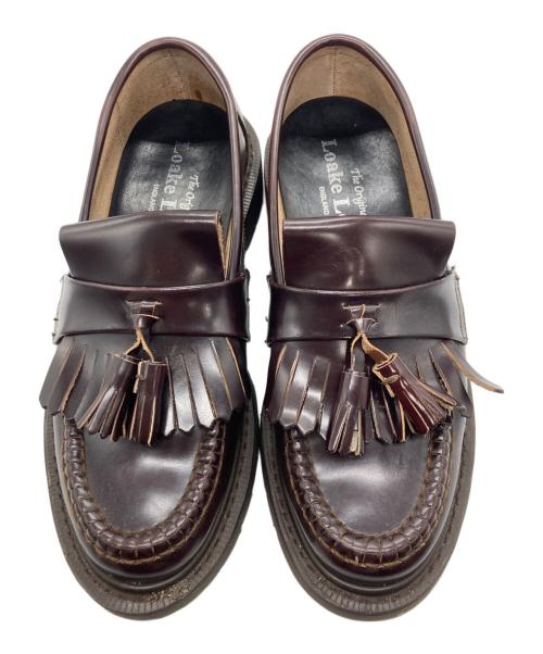 LOAKE（ローク）LOAKE (ローク) タッセルローファー ブラウン サイズ:4の古着・服飾アイテム