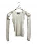 DIESEL (ディーゼル) リブカットソー ホワイト サイズ:M：8000円