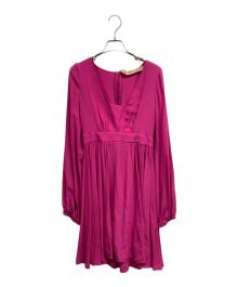 N°21（ヌメロヴェントゥーノ）の古着「ブラウスワンピース」｜ショッキングピンク