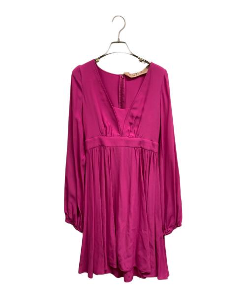 N°21（ヌメロヴェントゥーノ）N°21 (ヌメロヴェントゥーノ) ブラウスワンピース ショッキングピンク サイズ:38の古着・服飾アイテム