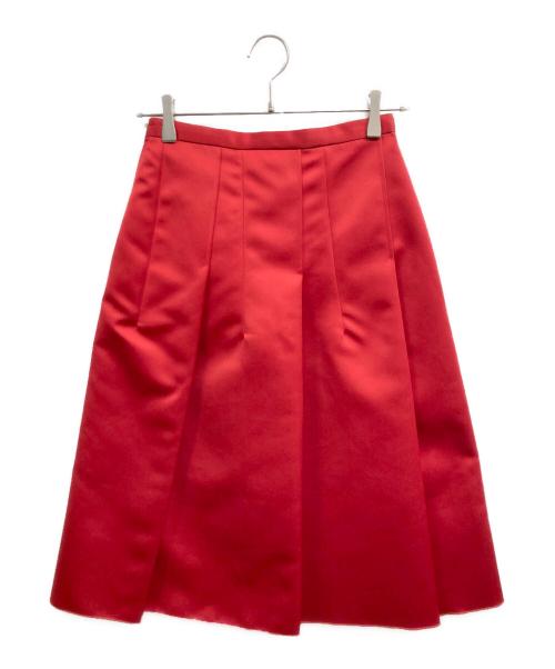 N°21（ヌメロヴェントゥーノ）N°21 (ヌメロヴェントゥーノ) フレアスカート レッド サイズ:38 未使用品の古着・服飾アイテム